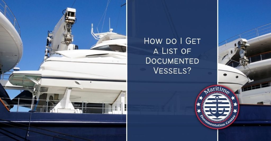 List of Documented Vessels