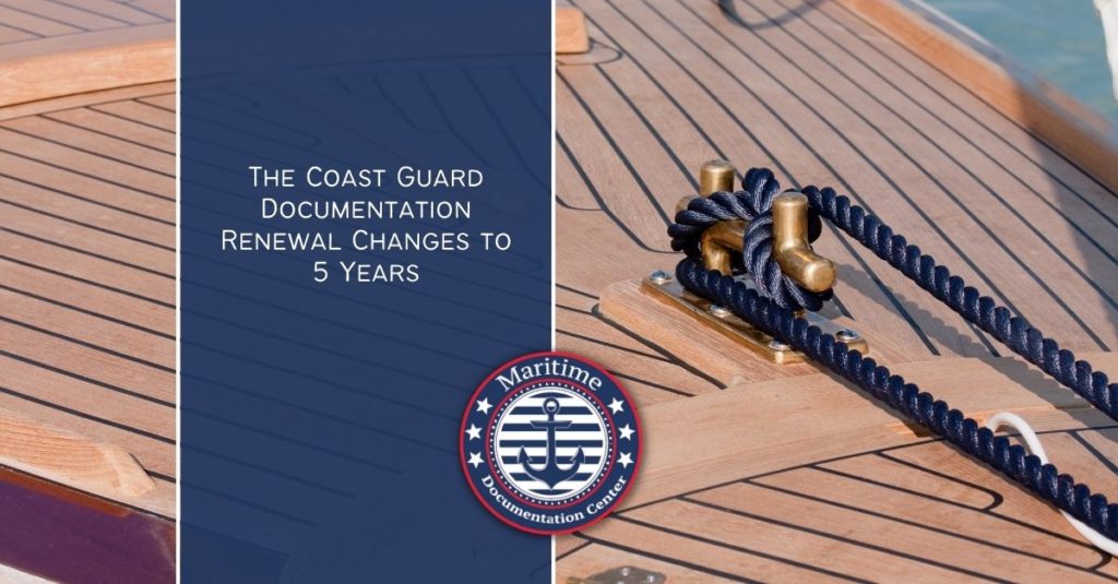 Coast Guard Documentation Renewal