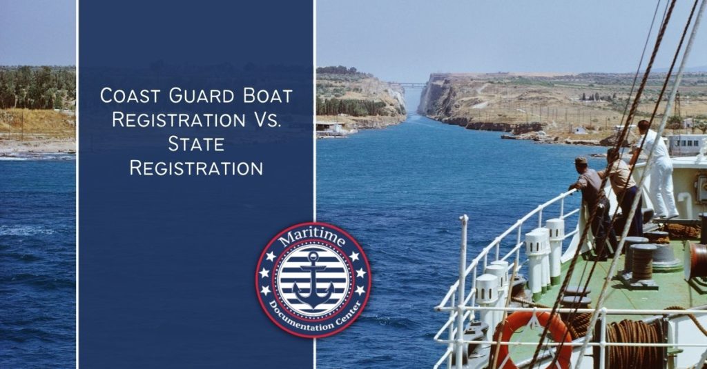 Coast Guard Boat Registration Vs State Registration