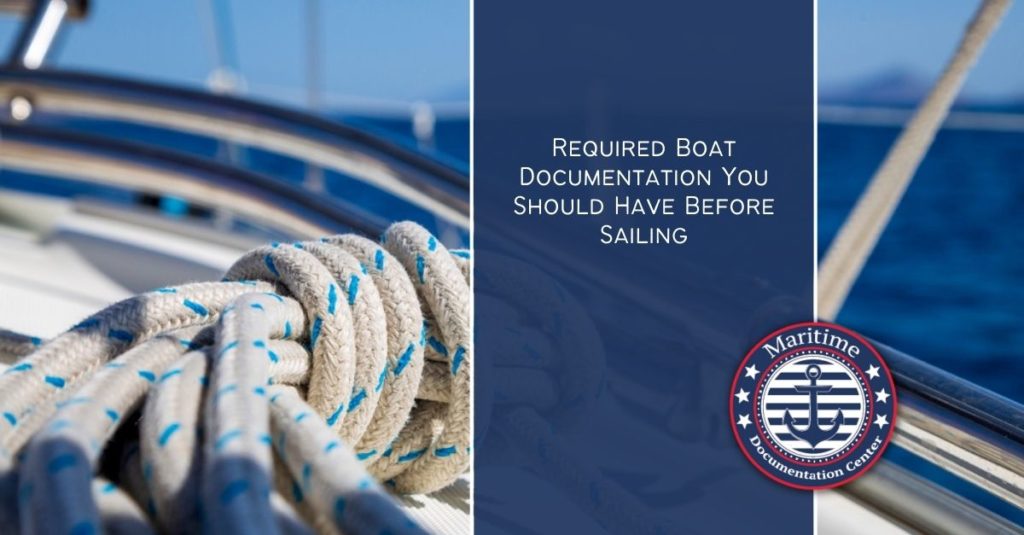Required Boat Documentation You Should Have Before Sailing