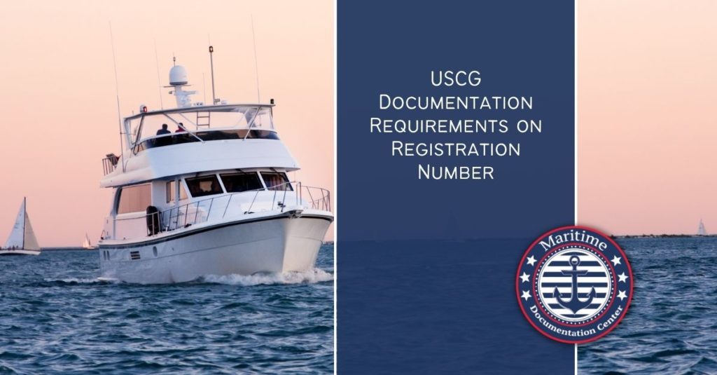 USCG Documentation Requirements on Registration Number