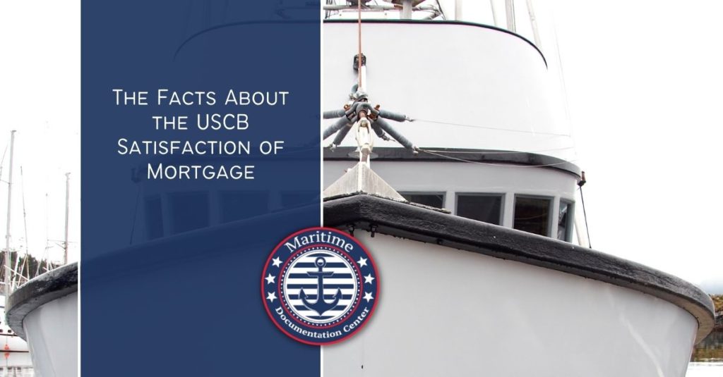 USCG Satisfaction of Mortgage
