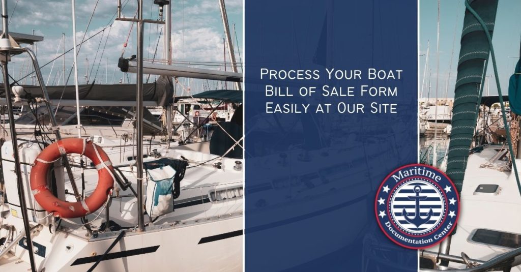 Boat Bill of Sale Form